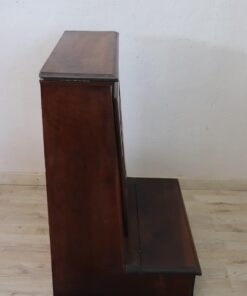 Inlaid Walnut Antique Kneeler - Side Profile - Styylish
