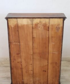 Inlaid Walnut Antique Kneeler - Back Detail - Styylish