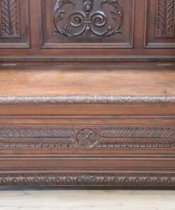 Carved Walnut Bench - Bottom Half - Styylish