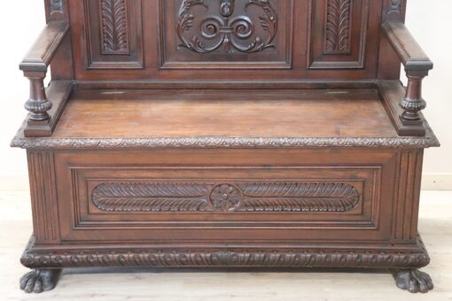 Carved Walnut Bench - Bottom Half - Styylish