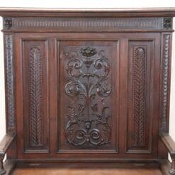 Carved Walnut Bench - Top Half - Styylish