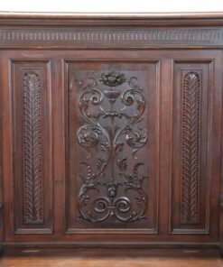 Carved Walnut Bench - Top Half - Styylish