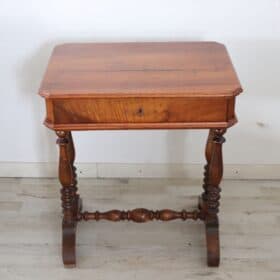 19th Century Louis Philippe Walnut Antique Side Table