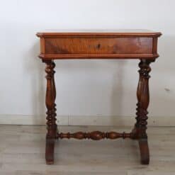 Walnut Antique Side Table - Full - Styylish