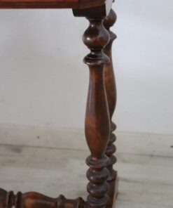 Walnut Antique Side Table - Leg Detail - Styylish