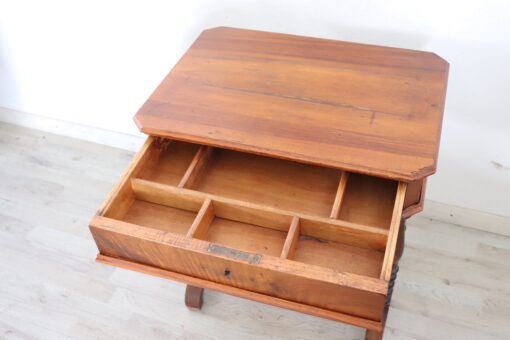 Walnut Antique Side Table - Inside of Drawer - Styylish