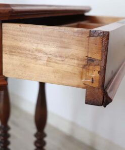 Walnut Antique Side Table - Drawer Edge - Styylish