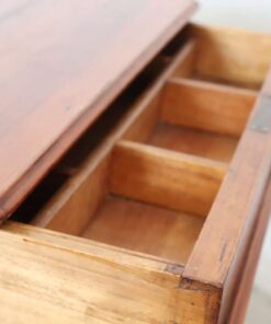 Walnut Antique Side Table - Drawer Edge and Interior - Styylish