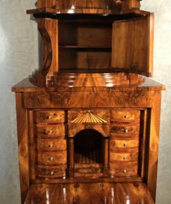 Biedermeier Secretary Desk - Top Open - Styylish