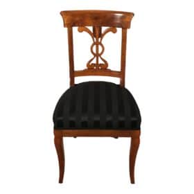 Set of Six Biedermeier Walnut Chairs, Germany 1820