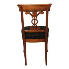 Set of Six Biedermeier Walnut Chairs, Germany 1820