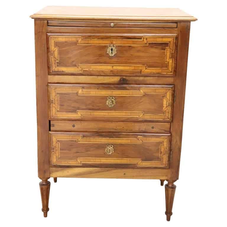 Inlaid Walnut Chest of Drawers - Styylish