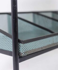 Perforated Metal Console Tables - Bottom Tray Detail - Styylish