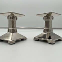 Art Deco Bronze Candlesticks - Decoration Detail - Styylish