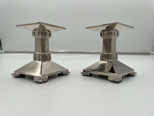 Art Deco Bronze Candlesticks - Decoration Detail - Styylish