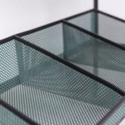 Perforated Metal Console Tables - Tray Detail - Styylish