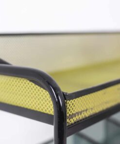 Perforated Metal Console Tables - Arm Detail - Styylish