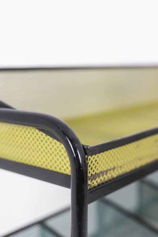 Perforated Metal Console Tables - Arm Detail - Styylish