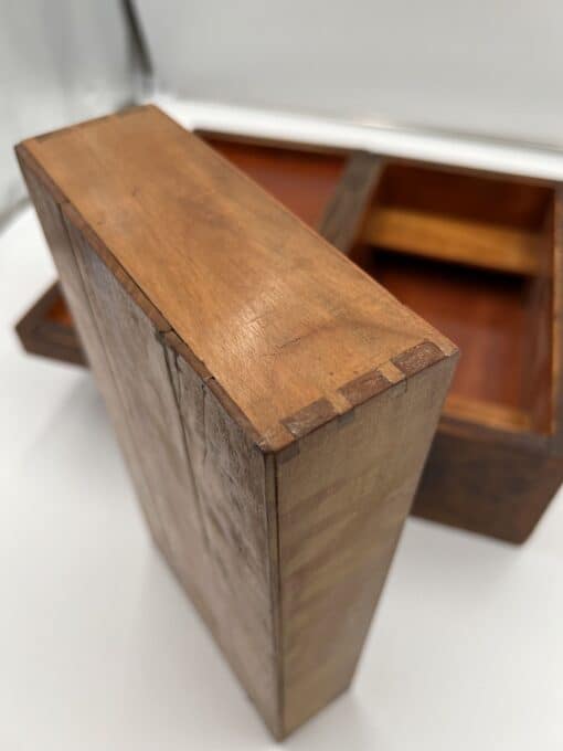 Walnut Biedermeier Box - Interior Drawer - Styylish