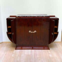 Tall Art Deco Sideboard - Side Doors Open - Styylish