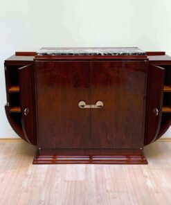 Tall Art Deco Sideboard - Side Doors Open - Styylish