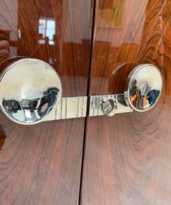 Tall Art Deco Sideboard - Chrome Detail - Styylish