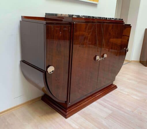 Tall Art Deco Sideboard - Veneer Detail - Styylish