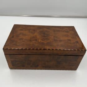 Biedermeier Box, Walnut Veneer, South Germany, circa 1860