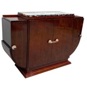 Art Deco 'Lyre' Sideboard, Rosewood Veneer, France circa 1930