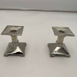 Art Deco Bronze Candlesticks - Full - Styylish