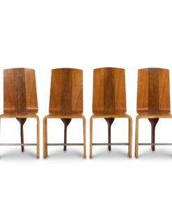 Eight Blonde Cherry Chairs - In a Row - Styylish