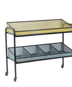Perforated Metal Console Tables - Side Profile - Styylish
