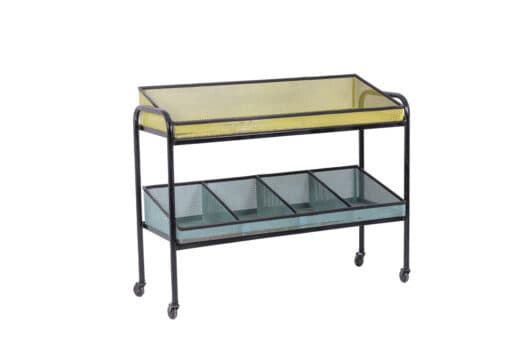 Perforated Metal Console Tables - Side Profile - Styylish