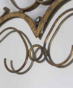 Gilded Iron Mirror - Bottom Frame Detail - Styylish