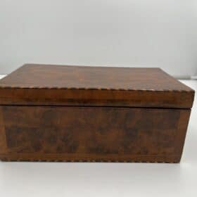 Biedermeier Box, Walnut Veneer, South Germany, circa 1860