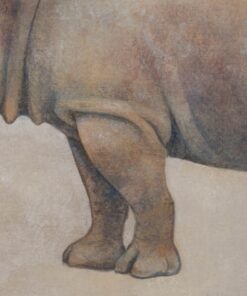 Rhinoceros Painting - Leg Detail - Styylish
