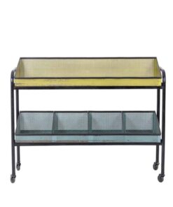 Perforated Metal Console Tables - Full Profile - Styylish