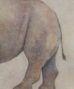 Rhinoceros Painting - Back Detail - Styylish