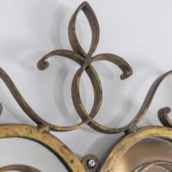 Gilded Iron Mirror - Top Frame Detail - Styylish