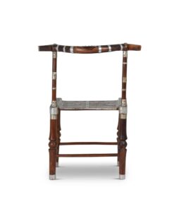 Chair with Hammered Metal - Back - Styylish