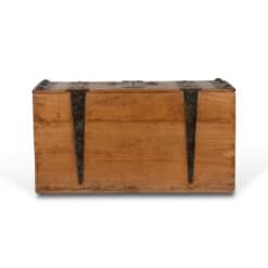 African Style Wooden Chest - Back - Styylish