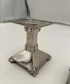 Art Deco Bronze Candlesticks - Side Profile - Styylish