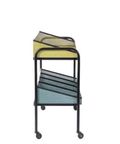 Perforated Metal Console Tables - Side Profile - Styylish