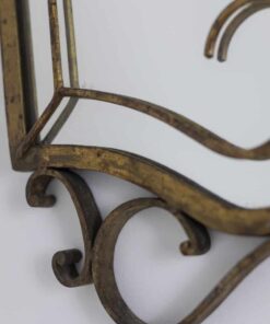 Gilded Iron Mirror - Frame Details - Styylish