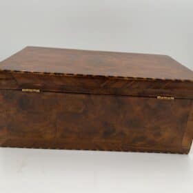 Biedermeier Box, Walnut Veneer, South Germany, circa 1860