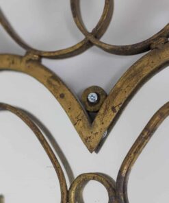 Gilded Iron Mirror - Iron Frame Details - Styylish
