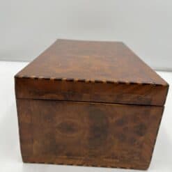 Walnut Biedermeier Box - Root Veneer - Styylish