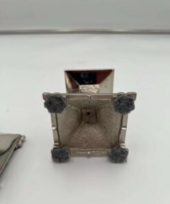 Art Deco Bronze Candlesticks - Bottom Detail - Styylish