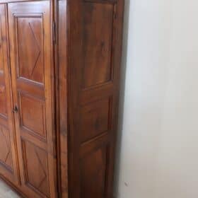 18th Century Italian Antique Walnut Wardrobe or Armoire