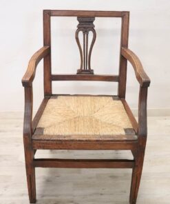 Louis XVI Walnut Armchair - Full - Styylish